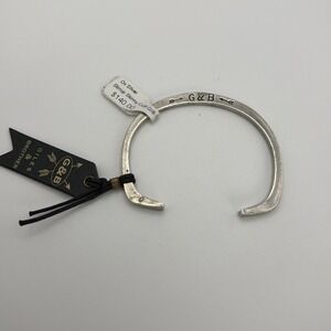 Giles & Brother Le Beau 5 Ox Silver Stirrup Skinny Cuff Bracelet DISCONTINUED